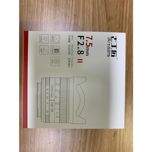 Cámara sin Espejo 7artiss APS-C F2.8 Mark II Ojo de Pez para Panasonic y Olympus M4/3