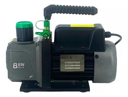 FIXITFAST 5cfm 1/3hp Bomba De Vacío + Manómetro R134a/r22/r410a/r404a juego de manómetros de colector de 4 vías para refrigerantes para refrigeración HVAC A/C recarga y mantenimiento, sin aceite