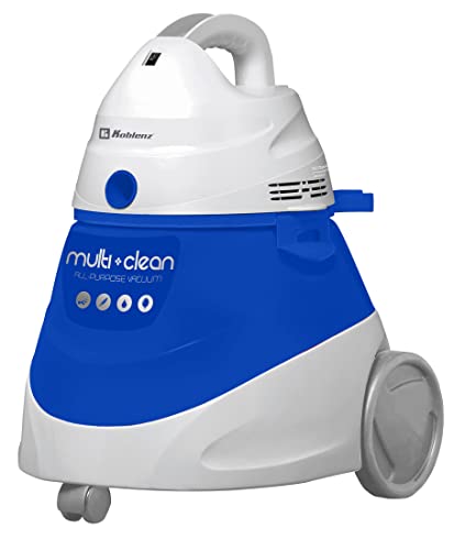 Koblenz Aspiradora Multiusos Equipada Eléctrica, Aspira Manualmente Sólidos y Líquidos, 2.5 HP, Tanque de 5 Galones con Ruedas, Incluye Kit Completo de Accesorios (PV-5502 K2R A)