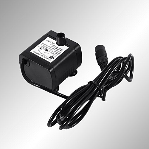 Bomba de Agua Sumergible, DC 12V Solar Bomba de Agua Amphibious Mini Sumergible Eléctrica Ultra Silencioso Bomba de Agua para Acuario Estanque Tanque de Peces