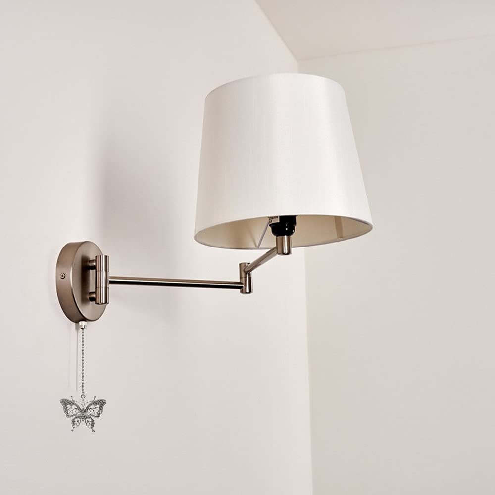 Cadena de Tracción Aoprofree Plateada de 12 Pulgadas con Adorno para Ventilador de Techo