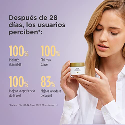 Isdinceutics Glicoisdin 8 Soft, Crema Facial Antiedad con Ácido Glicólico y Efecto Peeling, 50ml