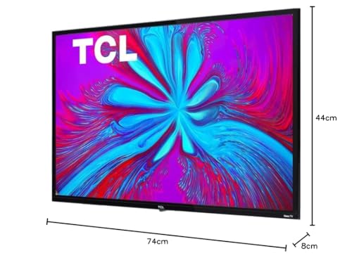 TCL Television de 32 Pulgadas Serie 4 Class 720p LED Smart TV Frecuencia de Actualización 60Hz Compatible con Alexa y Google Assistant (Sin Bases) + Soporte de Pared (Reacondicionado)