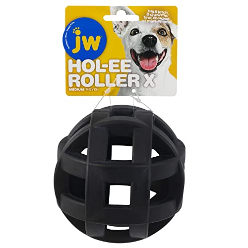 Dispensador de Golosinas JW HOL-EE Roller Mediano Rojo para Masticadores Extremos de Perros