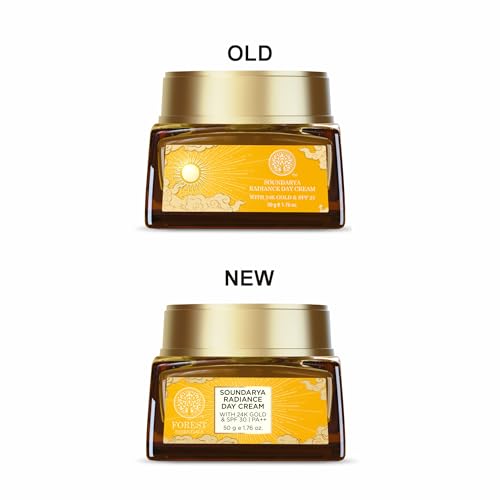 Forest Essentials Soundarya Radiance Cream With 24 Karat Gold & Spf 25 - 50G/1.7 Oz. 50 Milliliters