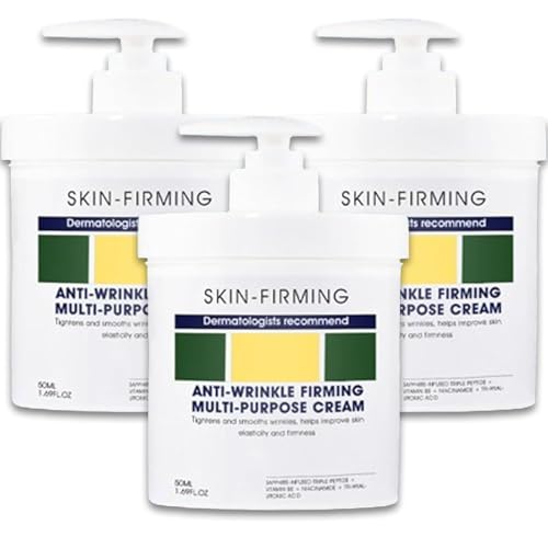 Fubsta Crema reafirmante avanzada para reducir las arrugas, crema rejuvenecedora reafirmante de la piel, loción corporal hidratante reafirmante, mejora la elasticidad y firmeza (3pcs)