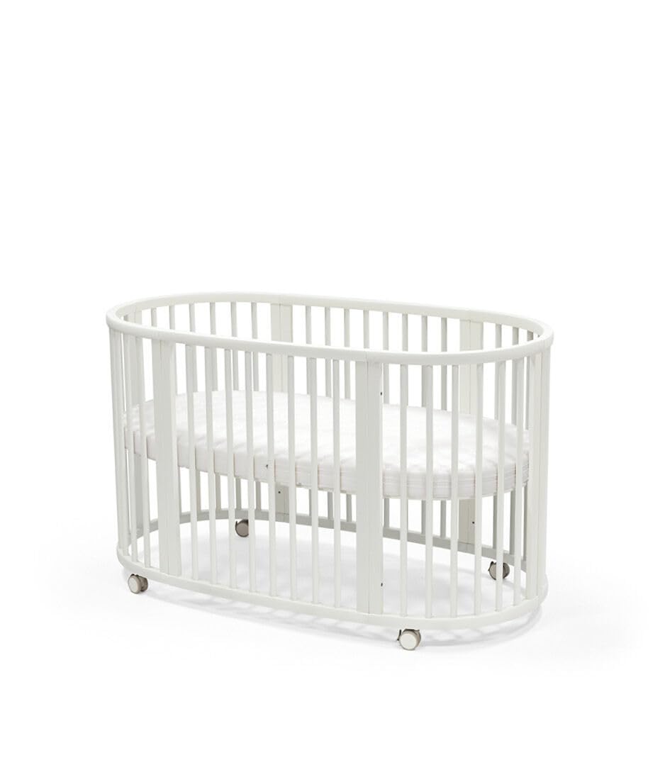 Stokke Extensión de Cama para la Sleepi V3, Blanca - Convierte la Sleepi Mini en una Cama Sleepi - Extiende la Cama hasta 141 cm - para niños de hasta 5 años - El colchón se Vende por Separado