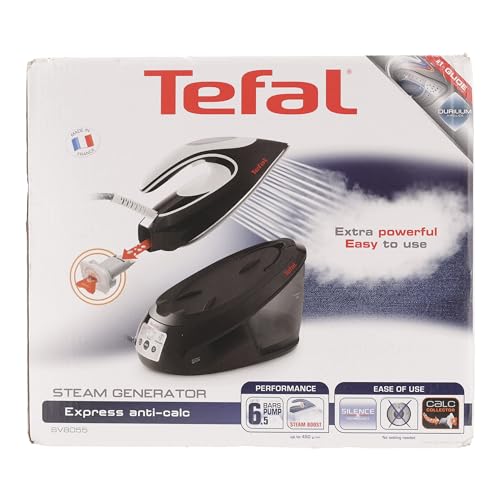 Estación de Planchado de Vapor Tefal Express Anti-Calc Negro Blanco 2800 W 1.8 L