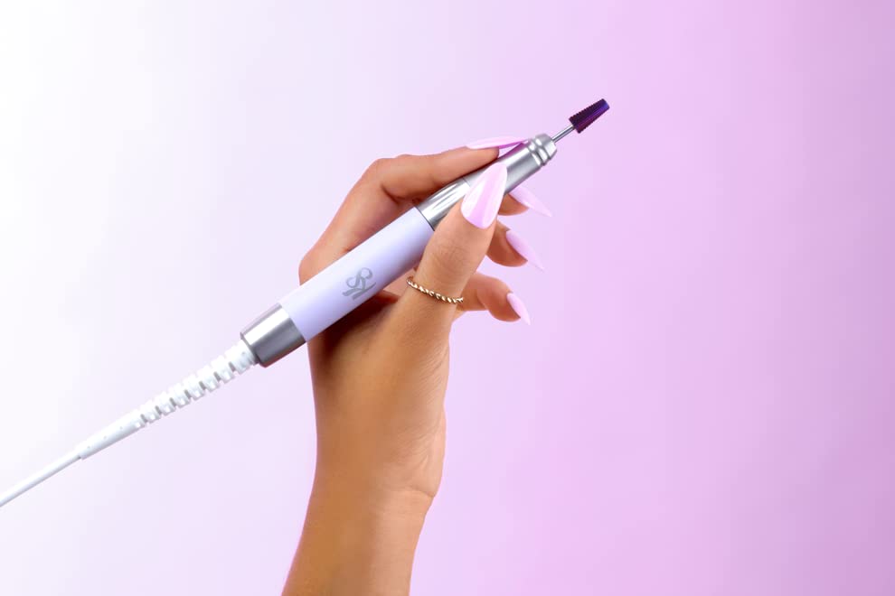 Taladro de Uñas Portátil Kiara Sky Morado Recargable e Inalámbrico