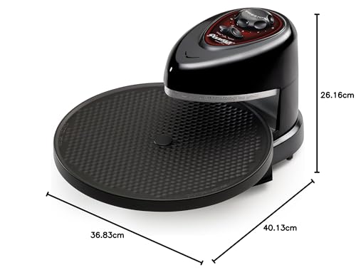 Presto 03430 Pizzazz Plus - Horno giratorio, color negro