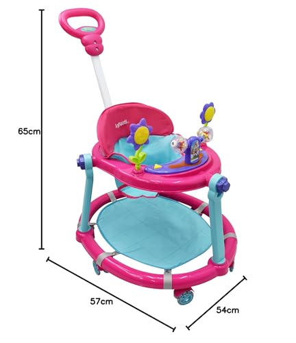 INFANTI | Andadera para Bebe - Juguetes para Niña | Juguetes para Niña - Juguetes para Bebe | Andador para Bebe | Con Paseador y Juguetero Musical - Cosas para Bebes