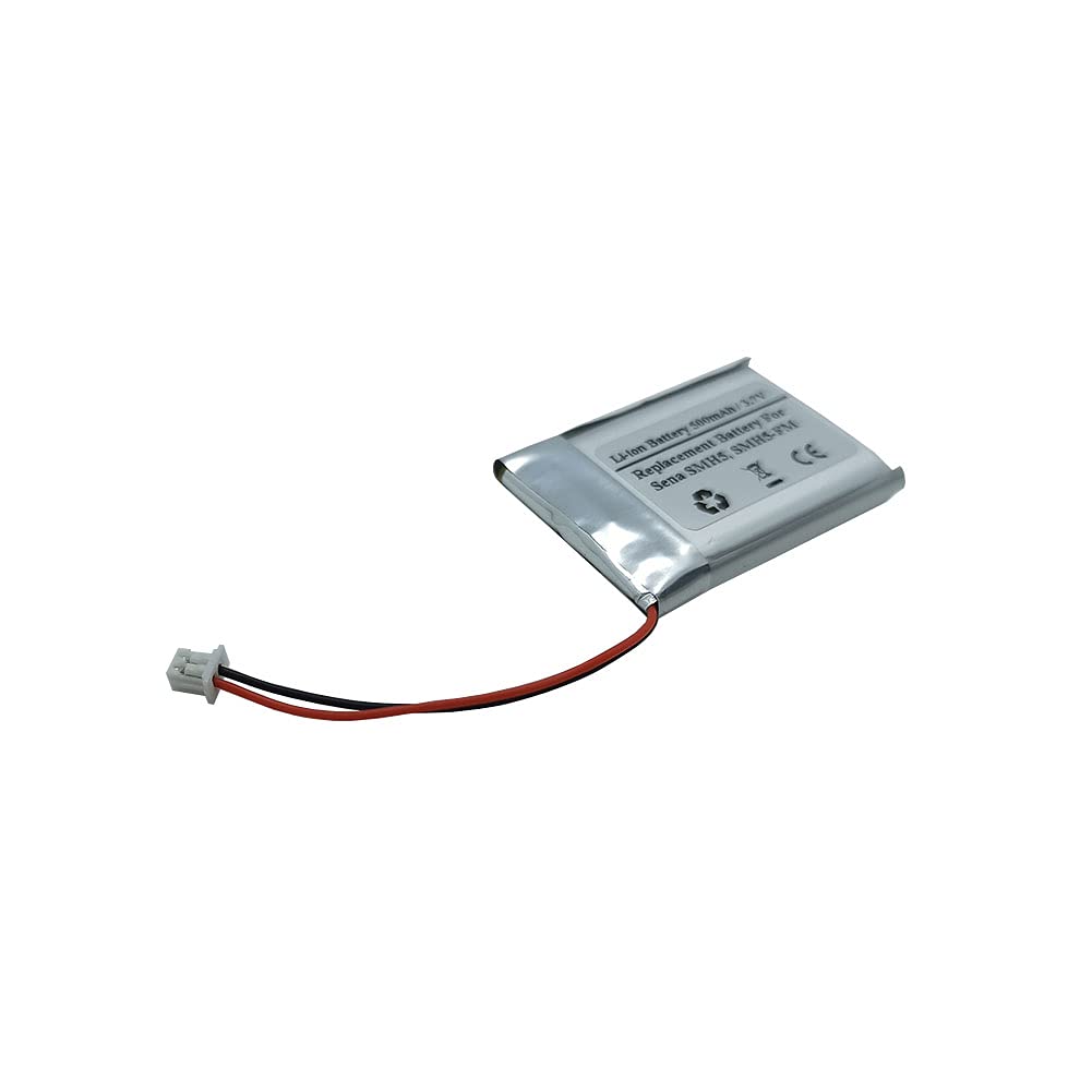 Batería de Repuesto Sena 500 mAh 3,7 V para SMH5 y SMH5-FM Intercomunicador Casco