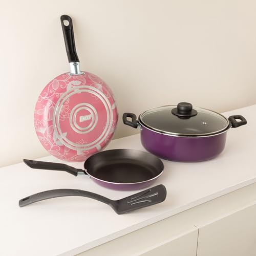 Batería de Cocina Ekco Violeta Antiadherente 5 Piezas