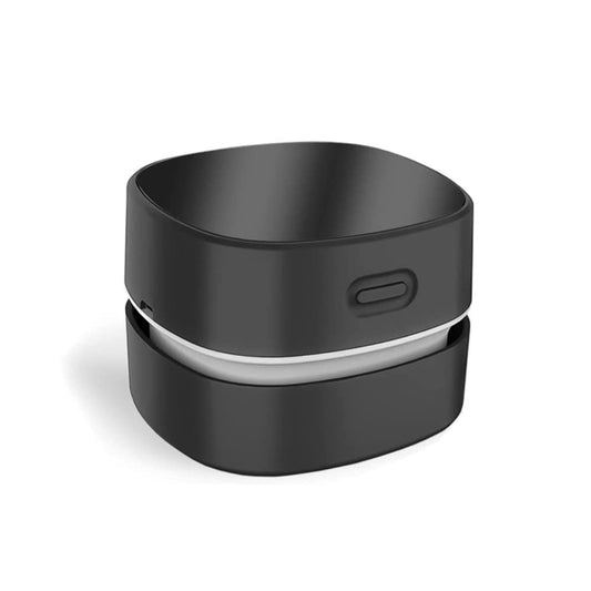ODISTAR - Aspiradora de computadora, mini barredora de polvo de mesa, ahorro de energía, alta resistencia hasta 400 minutos, diseño giratorio sin cable y 360º para limpiar pelos, migas, teclado de