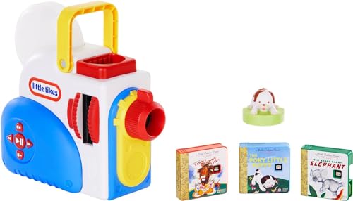 little tikes Story Dream Machine Kit de Inicio con 3 Cuentos de Hadas Clásicos - Proyector de luz, Sonido y Audio para niños - Incluye 3 Cuentos y 1 Personaje - para niñas y niños Mayores de 3 años