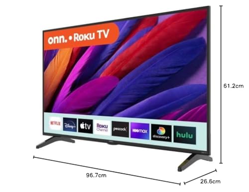 Smart TV 4K UHD HDR ONN de 43 Pulgadas Reacondicionado