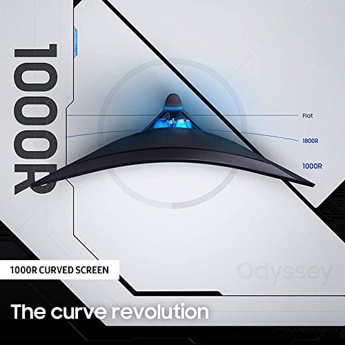 Monitor Curvado SAMSUNG Odyssey G7 Series WQHD Juegos 240 Hz 1 ms HDMI G-Sync FreeSync Premium Pro