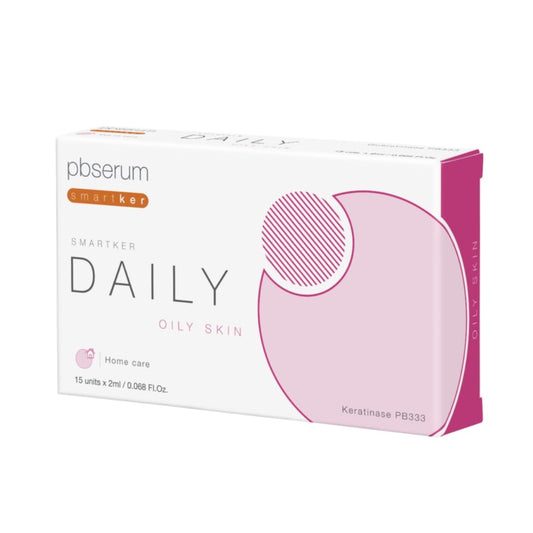 PBSerum Smartker Daily Oily Skin 15 unidades de 2ml c/u - Solución para piles grasas - Mejora la Apariencia de la Piel