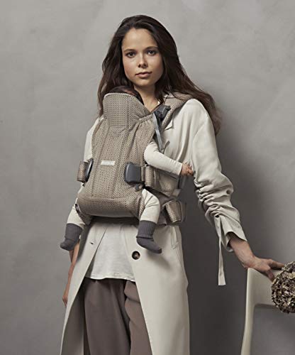 BABYBJÖRN New Baby Carrier One Air 2019 Edition, Mesh, Greige