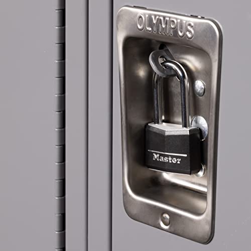 Candado de Aluminio Master Lock Negro Paquete de 4 Llaves Similares