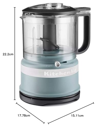 KitchenAid - Picador de alimentos de 3.5 tazas, color azul niebla mate