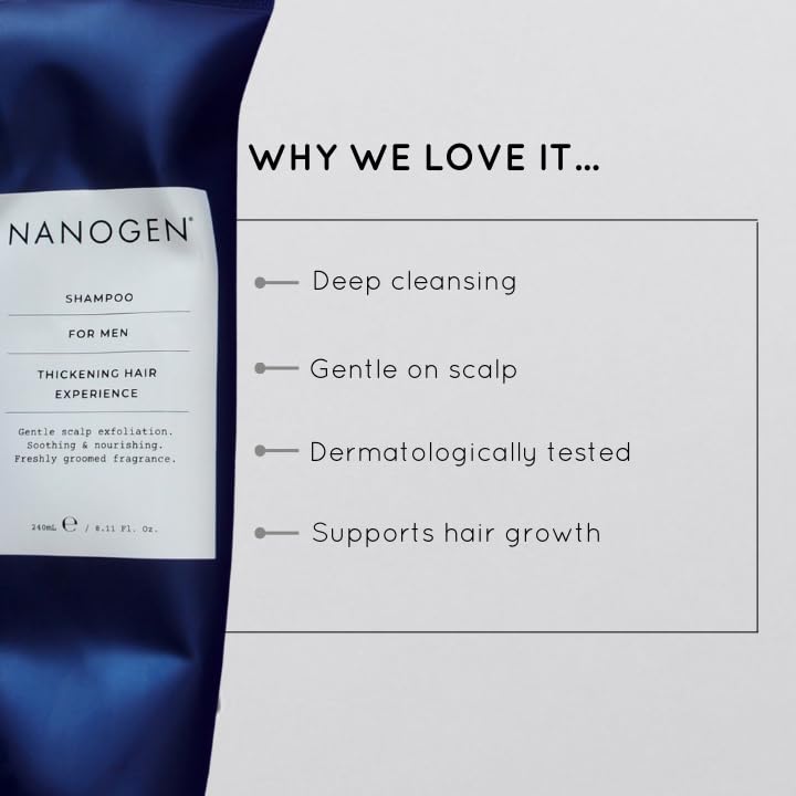 Champú Tratamiento Engrosador de Cabello Nanogen para Hombre