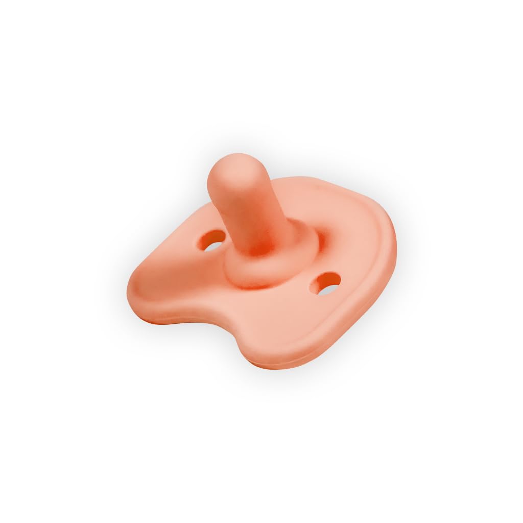 Kids Heroes Chupones para Bebe 0 a 3 Meses de Una Sola Pieza de Silicona, Chupones Ortodonticos 0-3 meses Libre de BPA, Paquete de 2 (Rosa)