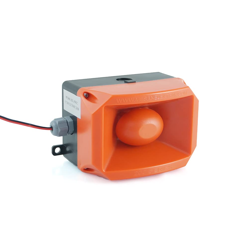 Sirena Electrónica Multitono Mesan Brand Transparente y Distintiva ABS 43 Tonos