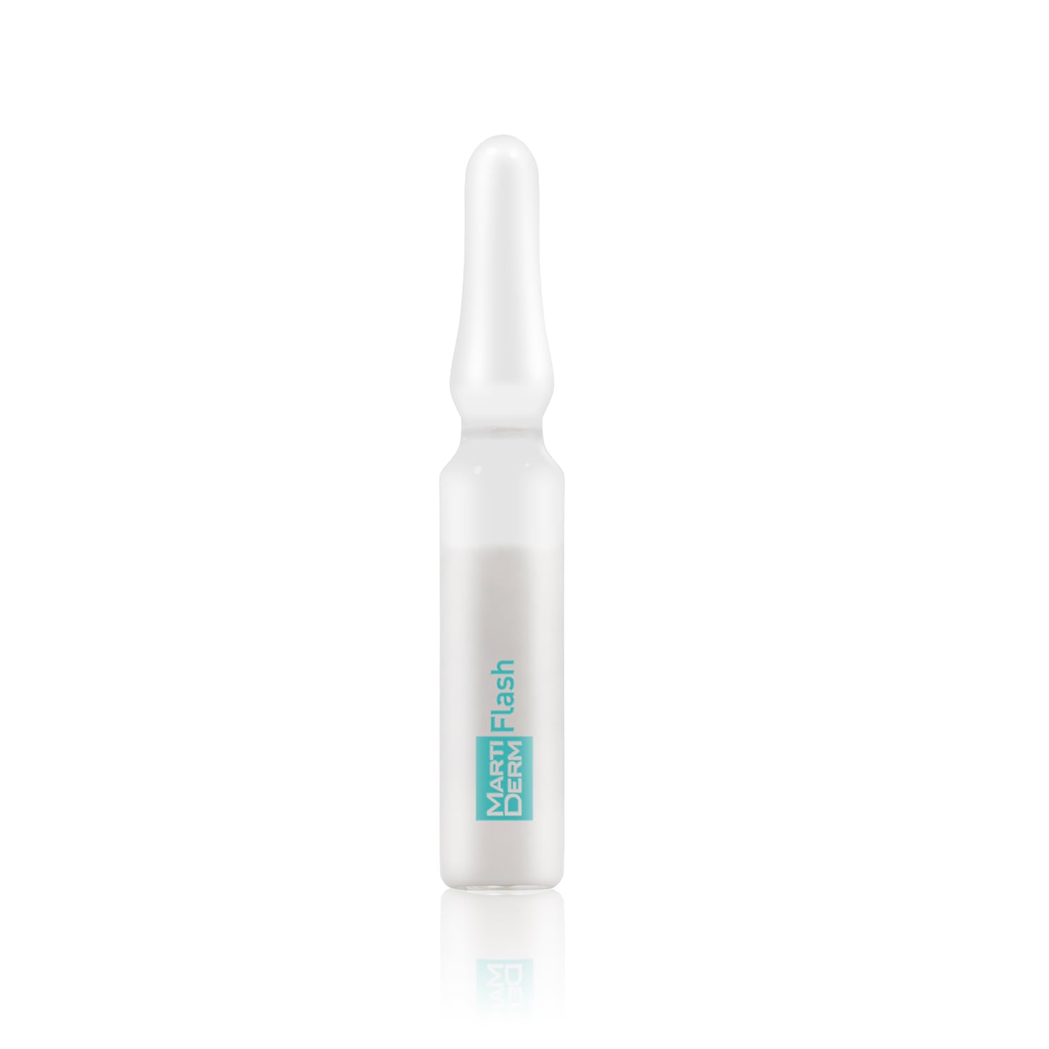 MartiDerm Flash Ampolletas Faciales hidratantes efecto antifatiga inmediata. Ácido Hialurónico + Silicio + Proteínas tensoras. Disimula arrugas e imperfecciones al instante - 5 ampolletas