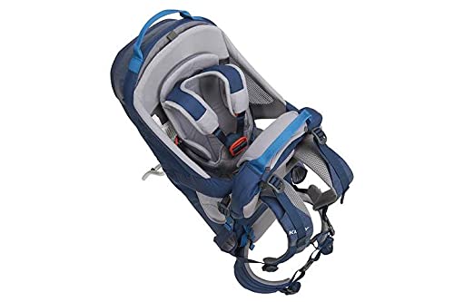 Mochila Portabicicletas para Niños Kelty Journey PerfectFit Sombra Oscura con Suspensión Ajustable y Bolsillos de Malla