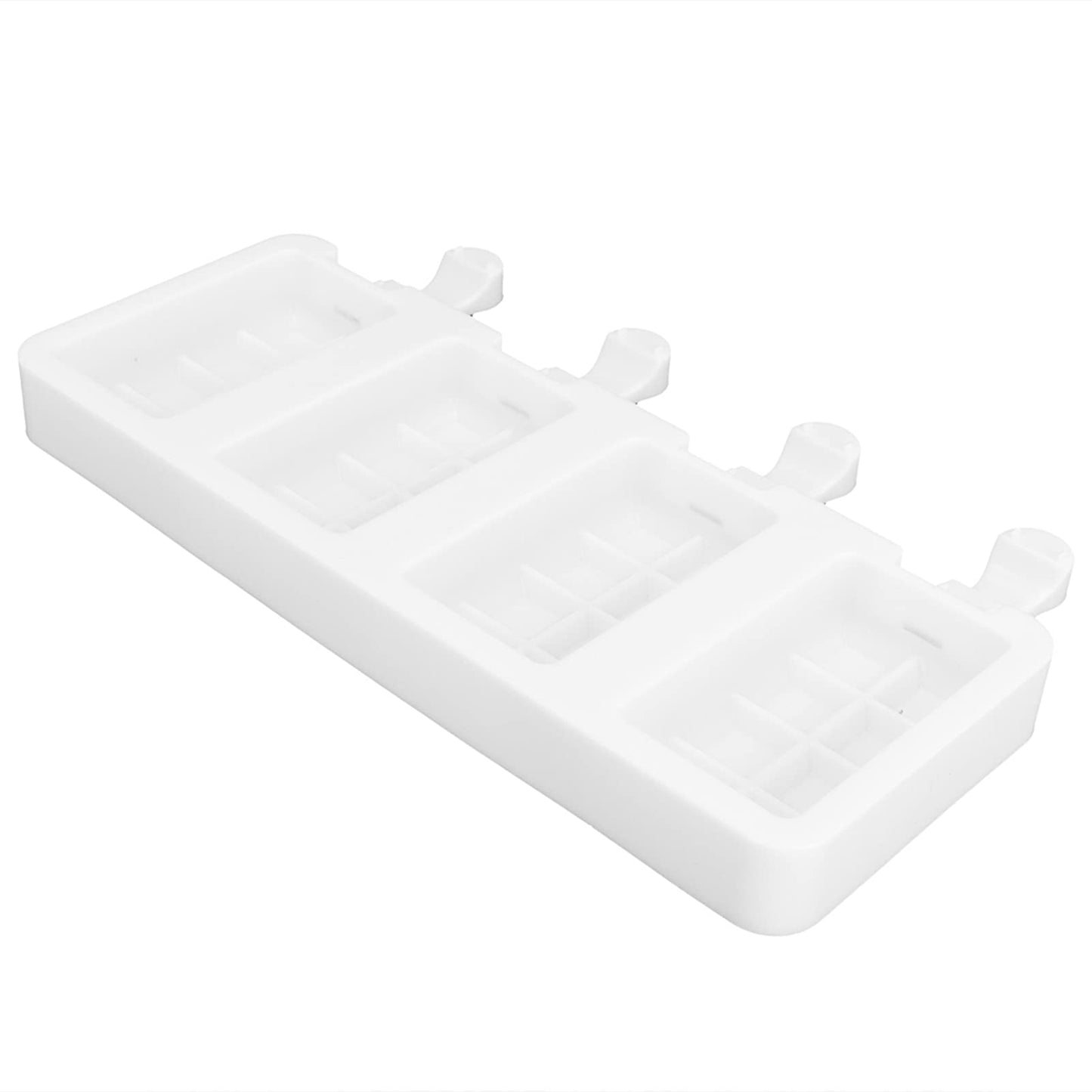 Máquina para Barras de Hielo Qcwwy en Silicona Ecológica, 4 Cavidades, Novedosa para Chocolate, Dulces y Pasteles