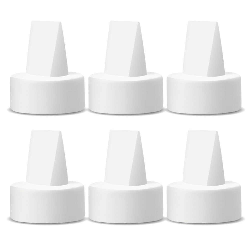 Maymom Válvulas Pico de Pato Compatibles con Spectra S1 S2 9 Plus Dew 350 No Originales de Spectra S2 Accesorios Reemplazo de Válvula (Blanco, 6 piezas)