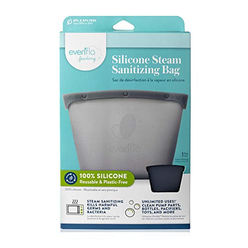 Bolsa desinfectante de vapor de silicona, color gris