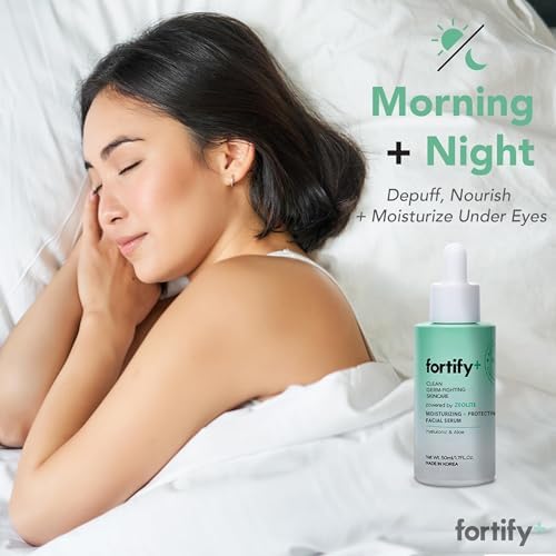 Fortify Skincare Fortify+ Tratamiento facial de bacterias naturales para combatir el cuidado de la piel, hidratante y rejuvenecedor, protege y revive, belleza limpia, fabricado en Corea, 50 ml