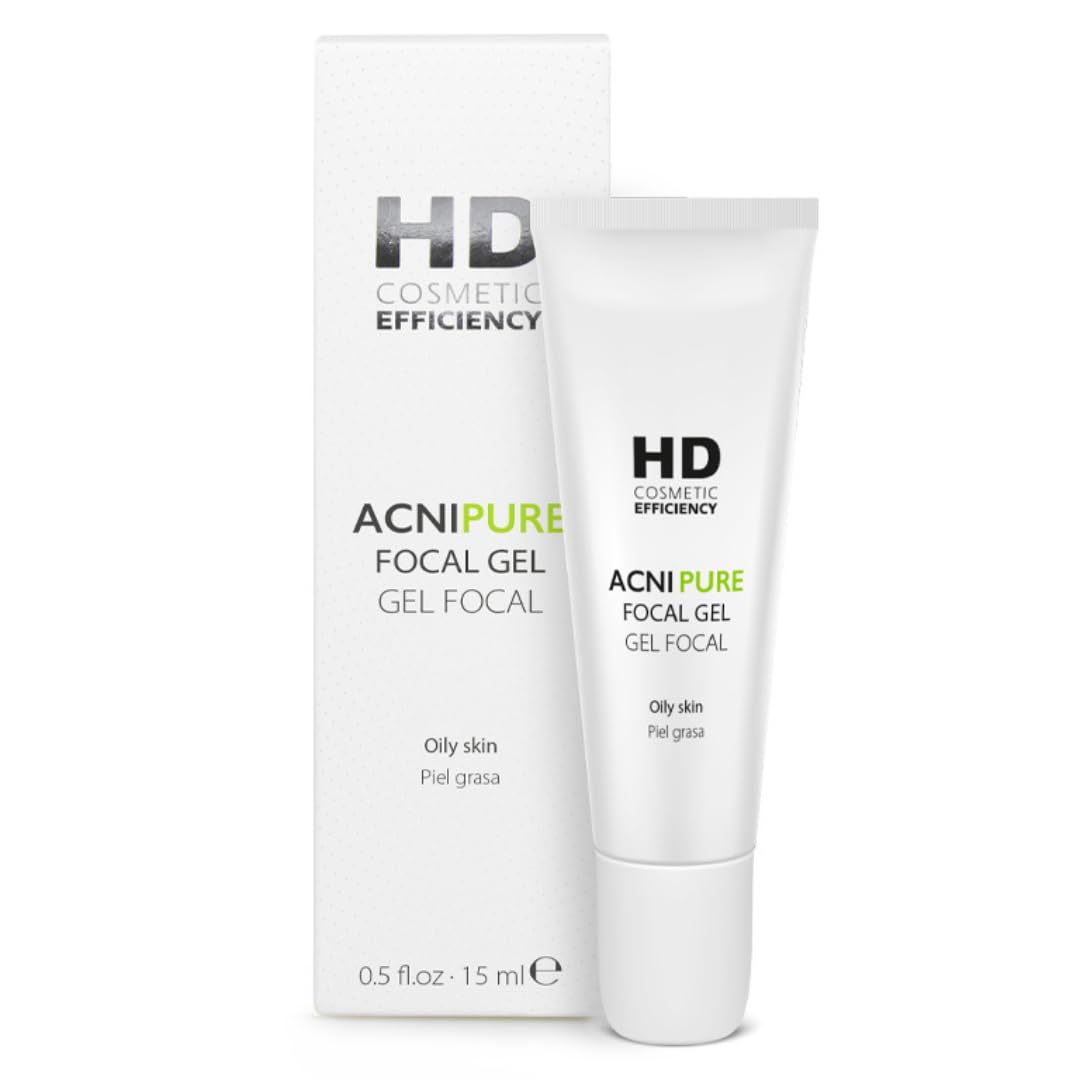 HD Cosmetic Acnipure Gel Focal 15 ml Control Imperfecciones Piel Grasa Uso Día Noche