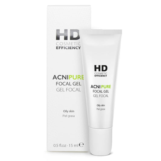 HD Cosmetic Acnipure Gel Focal 15 ml Control Imperfecciones Piel Grasa Uso Día Noche
