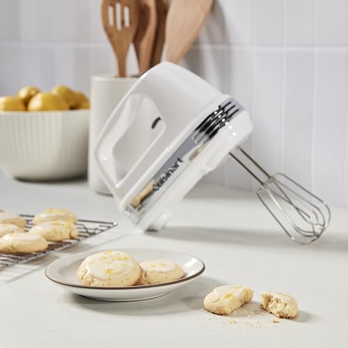 Cuisinart Power Advantage Plus - Batidora de mano con caja de almacenamiento (9 velocidades), Blanco, 8.9" x 3.9" x 8.5", 1