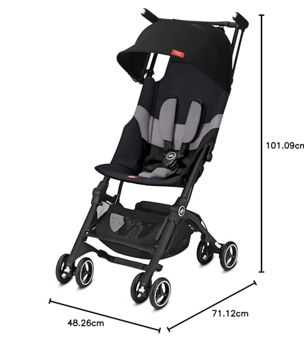 Gb Pockit + All Terrain, Estándar, Terciopelo Negro, Paquete De 1 Count