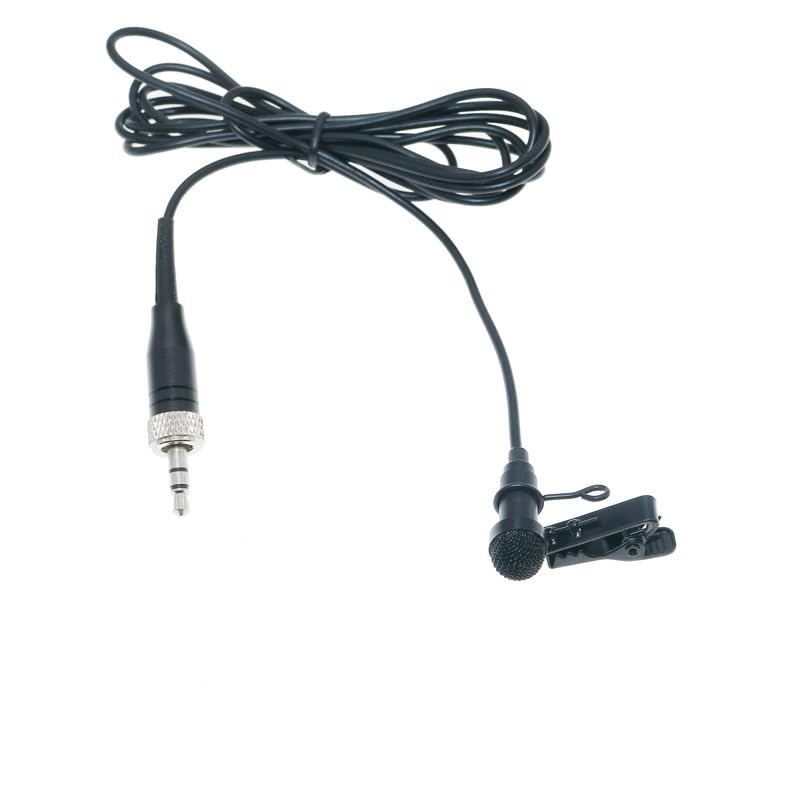 Micrófono de Solapa Sennheiser Negro con Clip para Micrófono Inalámbrico G2 G3 G4 MKE2