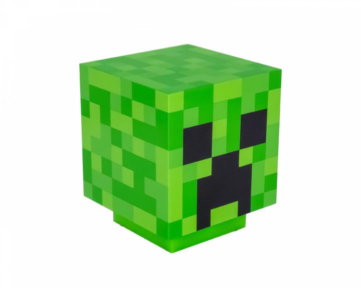 Luz de Computadora Paladone Minecraft Creeper Verde con Sonidos Oficiales para Niños