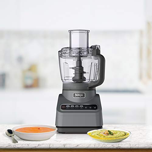 Procesador de Alimentos Ninja Professional Plus Acero Inoxidable con 4 Funciones y Tazón de 9 Tazas