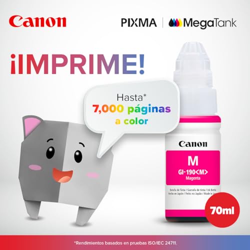 Canon Botella de Tinta GI-190 Magenta 70ml