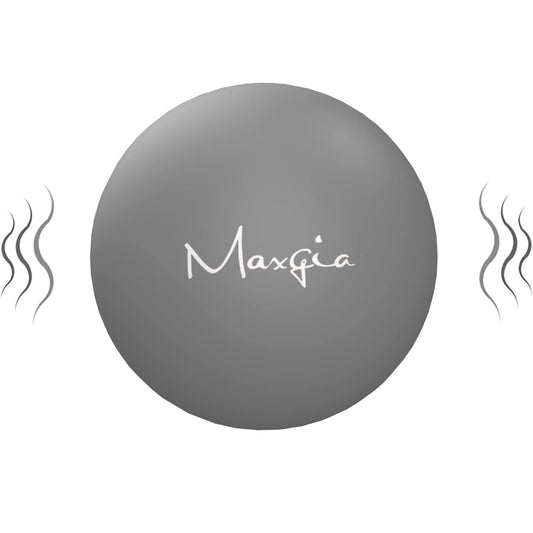 Bola de masaje vibradora de 5 velocidades de yoga rodillo de masaje con vibración, bolas de masaje eléctricas, masajeador de tejido profundo, alivia el dolor de tensión muscular (gris)