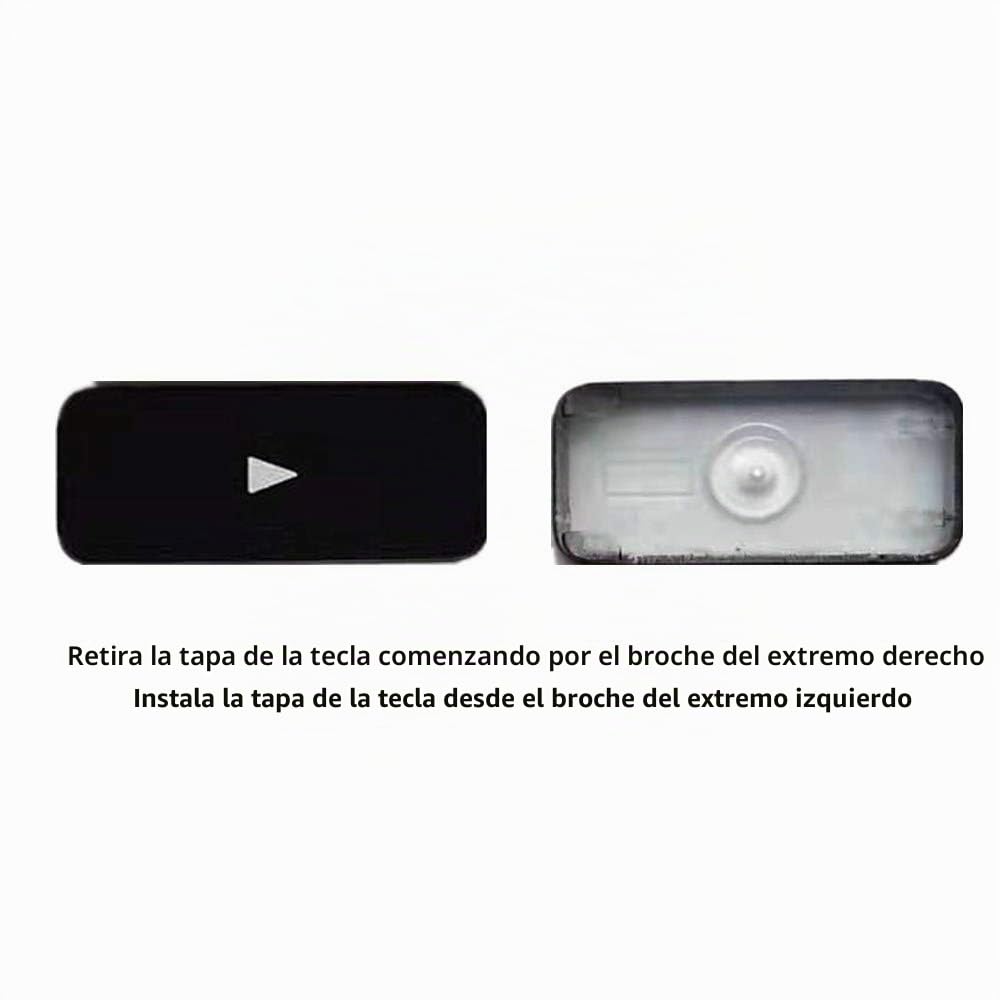 Teclado de Repuesto MacBook Pro Air Blanco para Reemplazo de Flecha Derecha y Bisagra