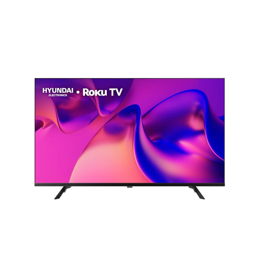 Hyundai HYLED4027RiM TV 40” Pulgadas LED Full HD Smart TV, Dolby Audio, WiFi Dual Band, Compatible con Sistema Operativo Roku con Alexa, Apple Air Play y Google Home, Diseño Border Less (2025)