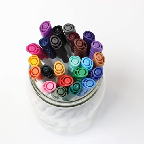 KINGART 418-48 - Juego de rotuladores de líneas finas, 48 colores únicos, punta de 04 mm, juego de 48