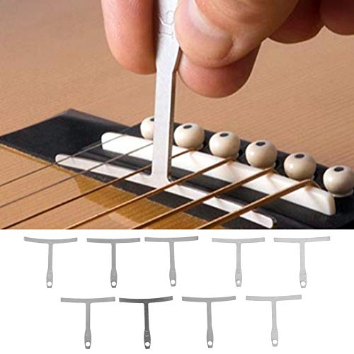 Medidor de Radio para Guitarra Bass Puente y Diapasón Universal 7.25~20 Piezas Inferior 9 Accesorios de Juego