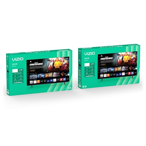 VIZIO - Smart TV Full HD 1080p de 40 pulgadas con DTS Virtual: X, compatibilidad con Alexa, Google Cast integrada, con auriculares Bluetooth (VFD40M-08 nuevo)