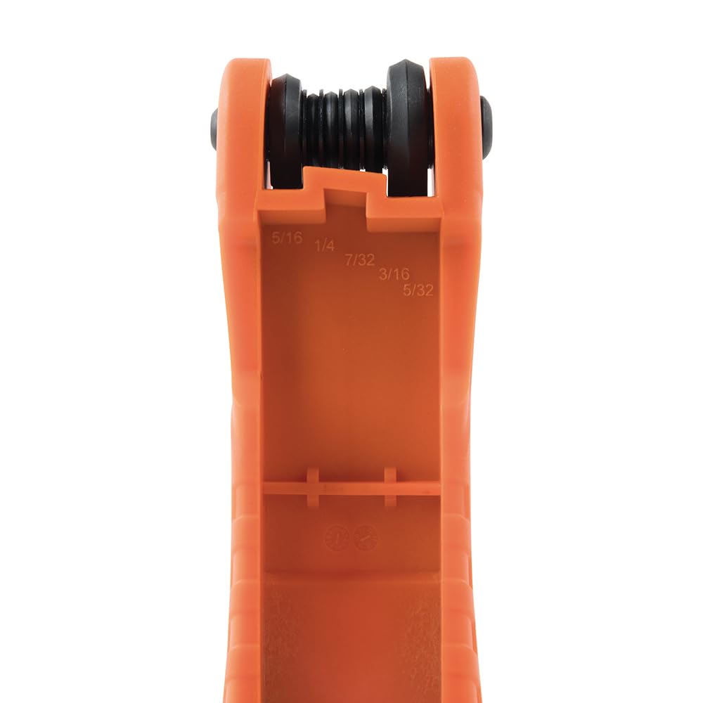 Klein Tools 70553 Juego de llaves hexagonales plegables Pro de 3 piezas, métricas, SAE, tamaños Torx, 31 llaves, acero aleado tratado térmicamente de fuerza industrial