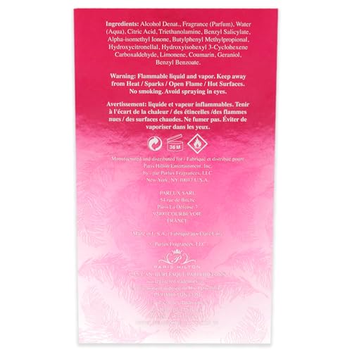 Perfume Aerosol Paris Hilton Can Can Burlesque 3.4 Onzas para Mujer